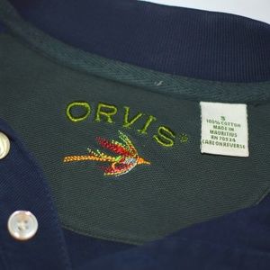 Orvis Navy Blue Long-sleeve Polo (Men's Size Sm)